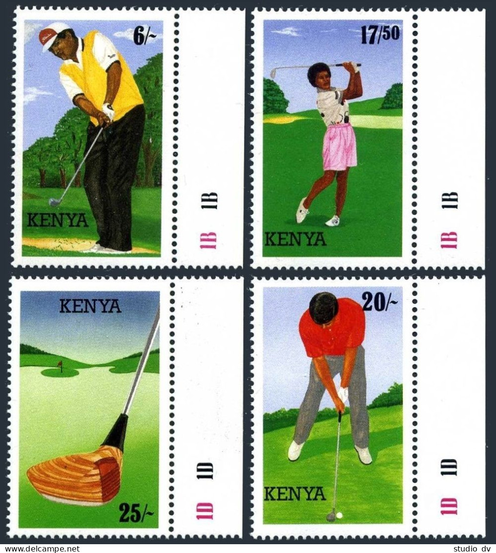Kenya 642-645,MNH.Michel 617-620. Golf 1995. - Kenia (1963-...)