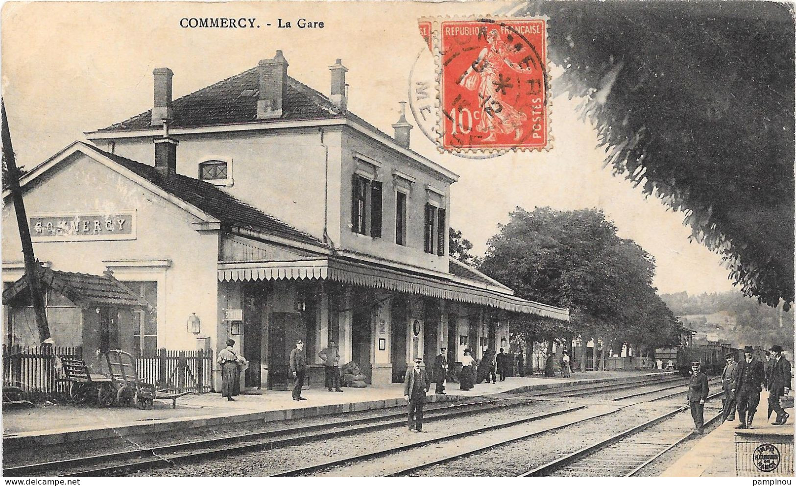 55 COMMERCY - La Gare - Intérieur - Animée - Commercy