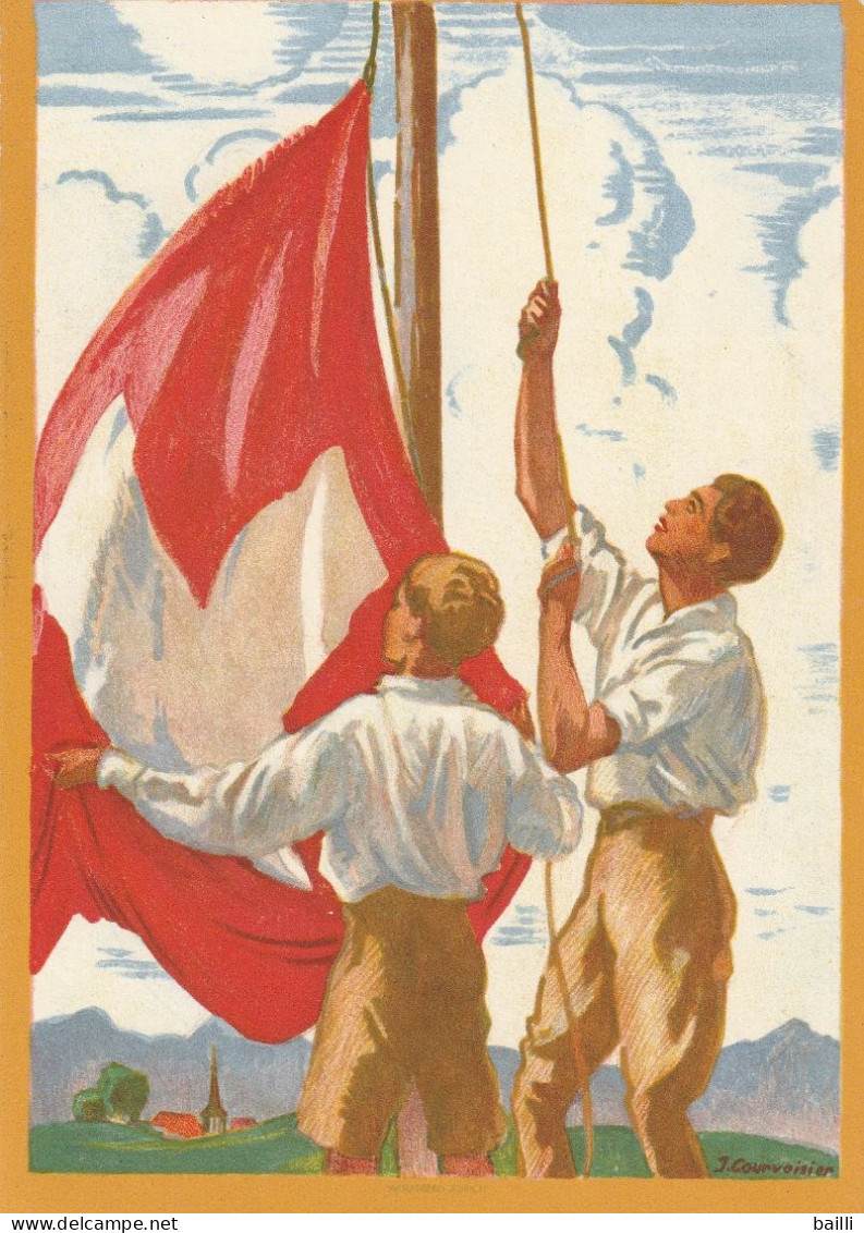 Suisse Entier Postal Illustré Aviation 1929 - Entiers Postaux