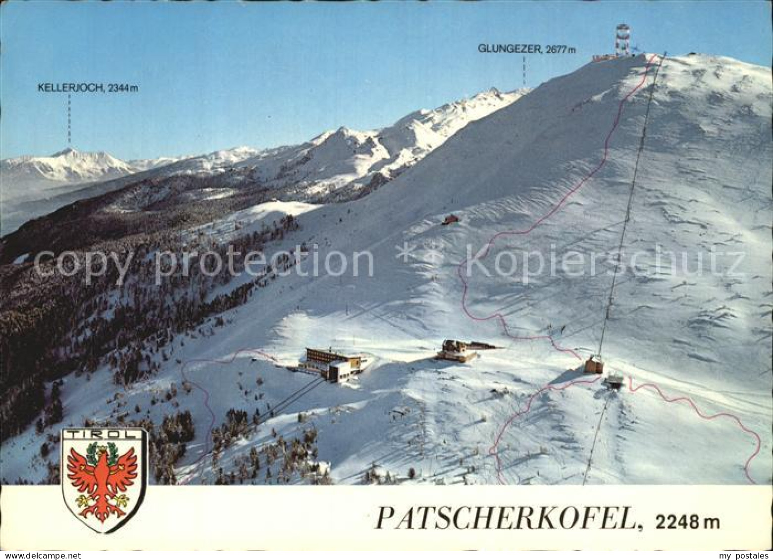 72535825 Patscherkofel Seilbahn Bergstation Patscherkofel Schutzhaus Kellerjoch  - Autres & Non Classés