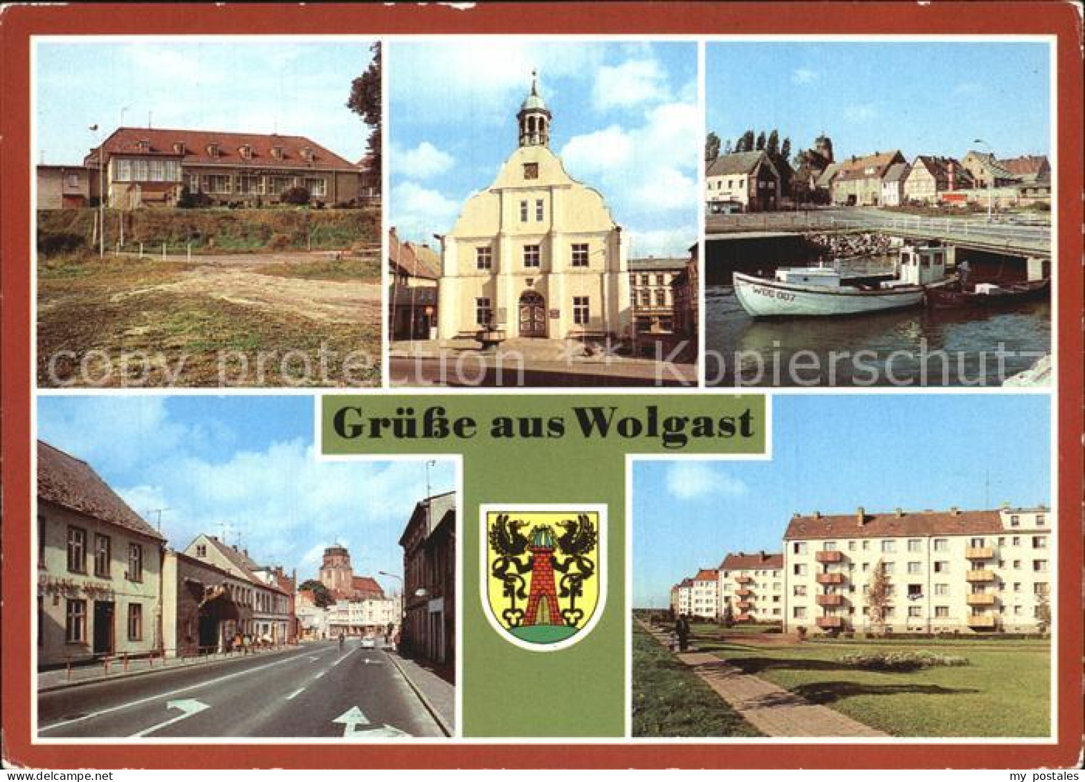72535797 Wolgast Mecklenburg-Vorpommern HOG Vier Jahreszeiten Rathaus Stadtblick - Wolgast