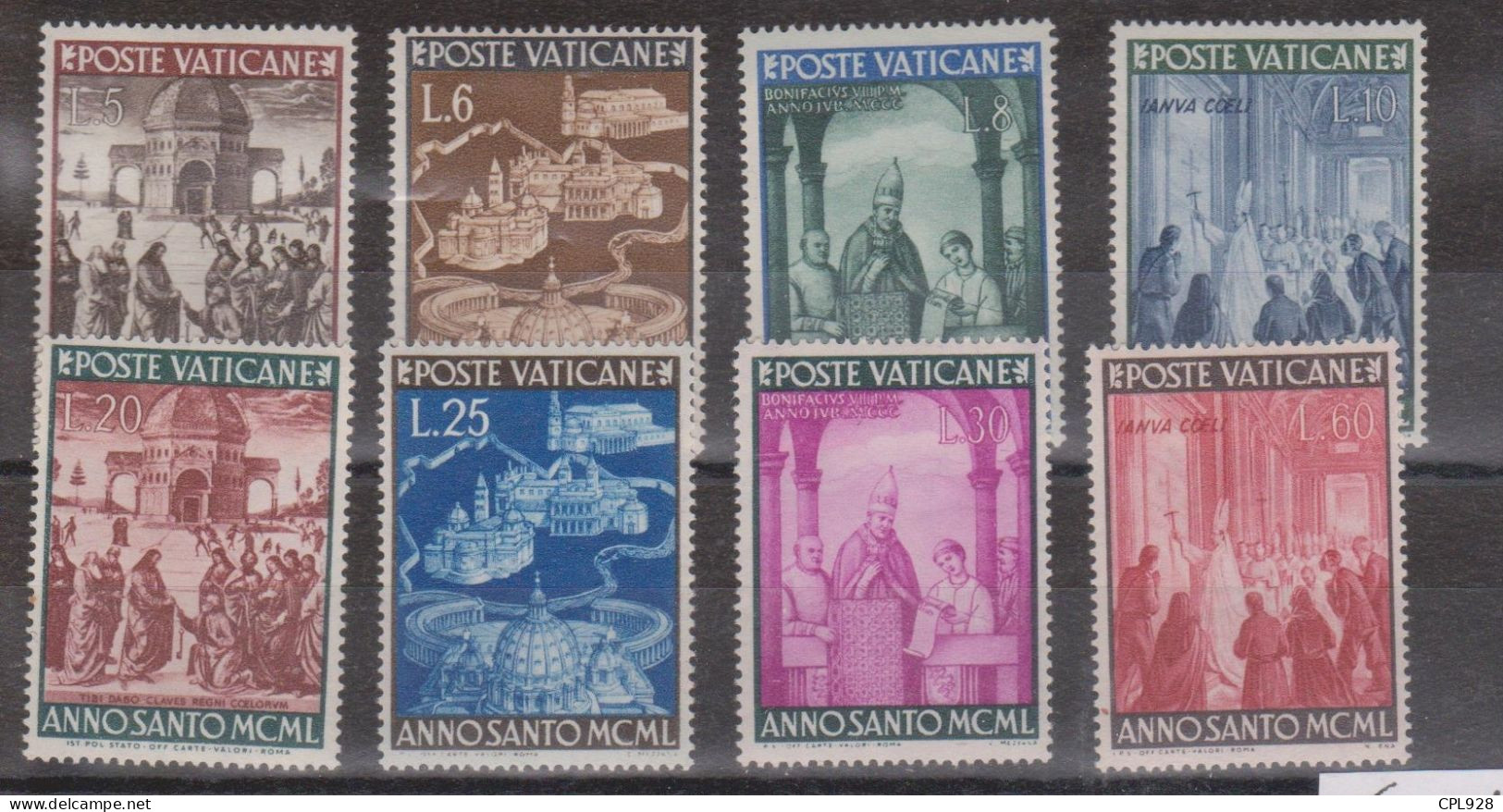 Vatican N° 150 à 157 Avec Charnières - Unused Stamps