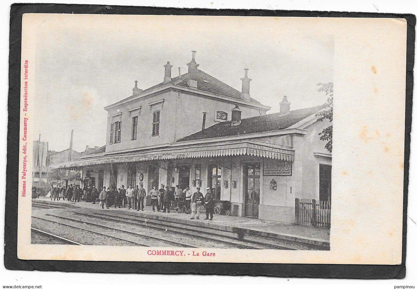 55 COMMERCY - La Gare - Intérieur - Animée - Commercy