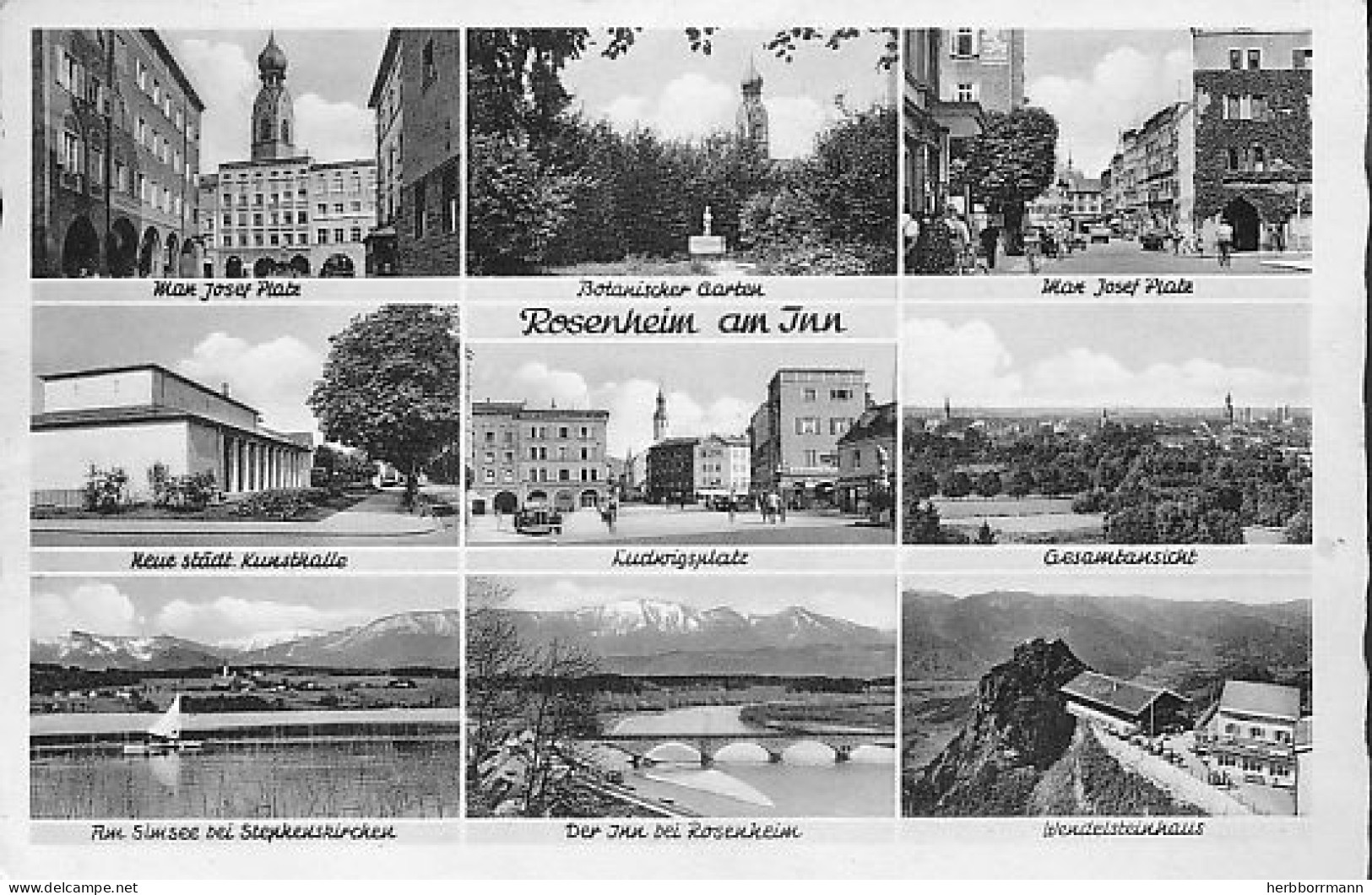 Rosenheim Mehrfachbildkarte - Rosenheim