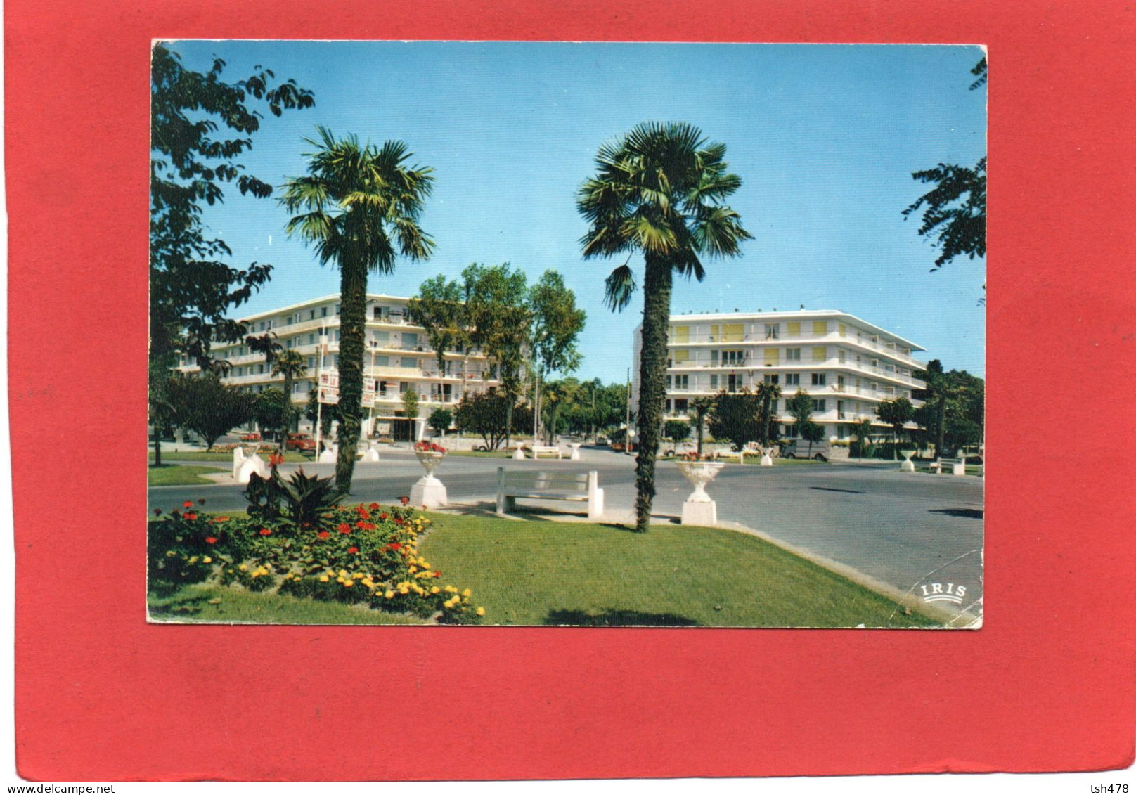 44----LA BAULE LES PINS---Place Des Palmiers--voir 2 Scans - La Baule-Escoublac