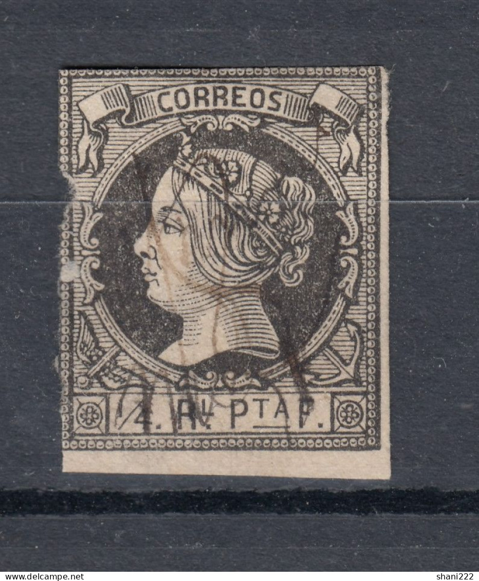 Cuba 1862 1/2 P. Black - Average Used (e-881) - Autres & Non Classés