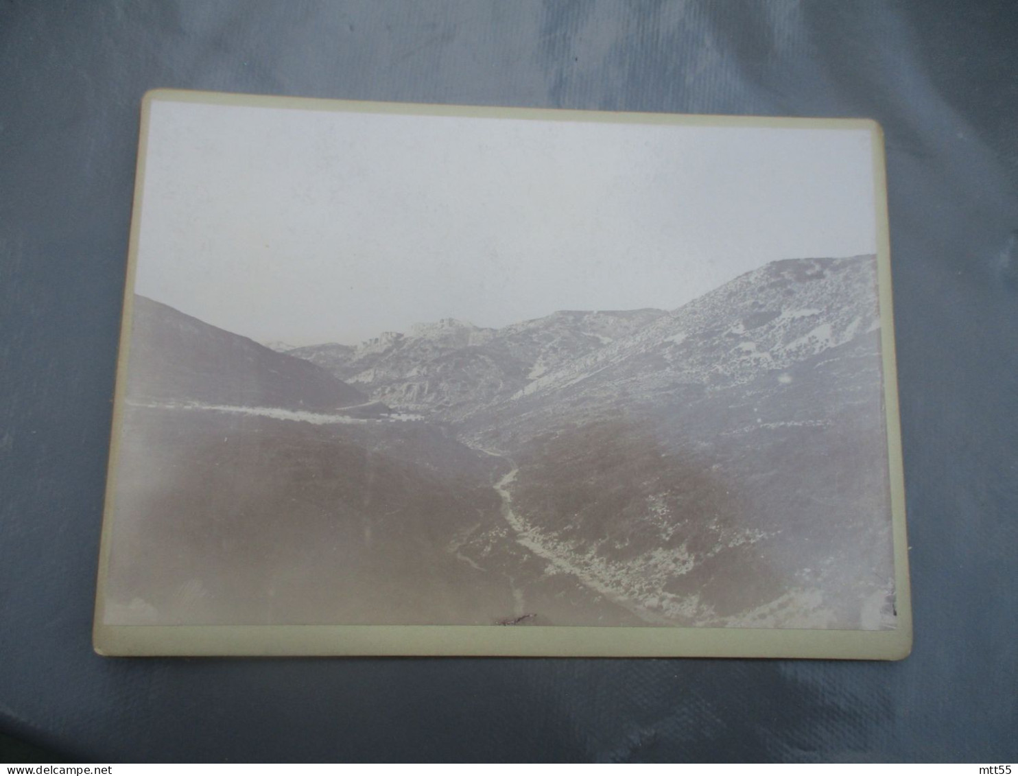 1896 PHOTO SUR CARTON PAYSAGE DES ALPILLES - Old (before 1900)