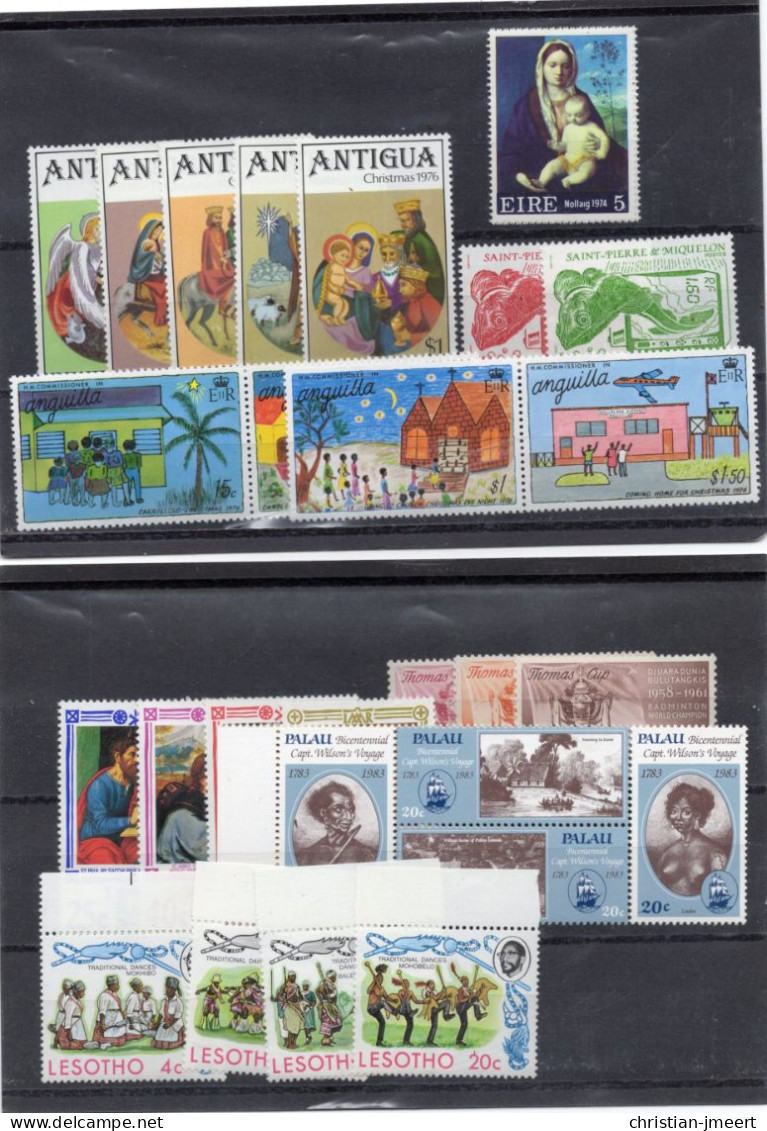 Monde Lot Avec Séries,blocs Et Timbres  Tout MNH XX - Collections (without Album)