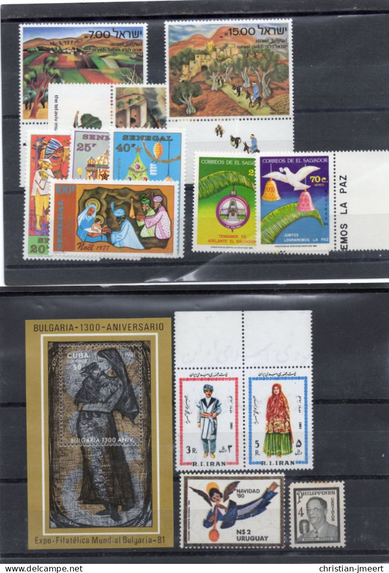 Monde Lot Avec Séries,blocs Et Timbres  Tout MNH XX - Collections (sans Albums)