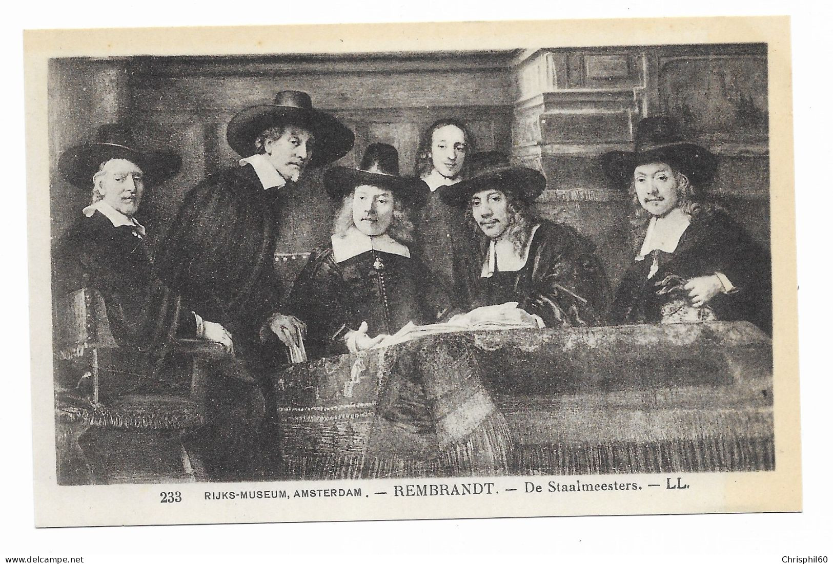 Rembrandt - De Staalmeesters - Rijks-Museum, Amsterdam - Edit. A. Moutet - - Schilderijen