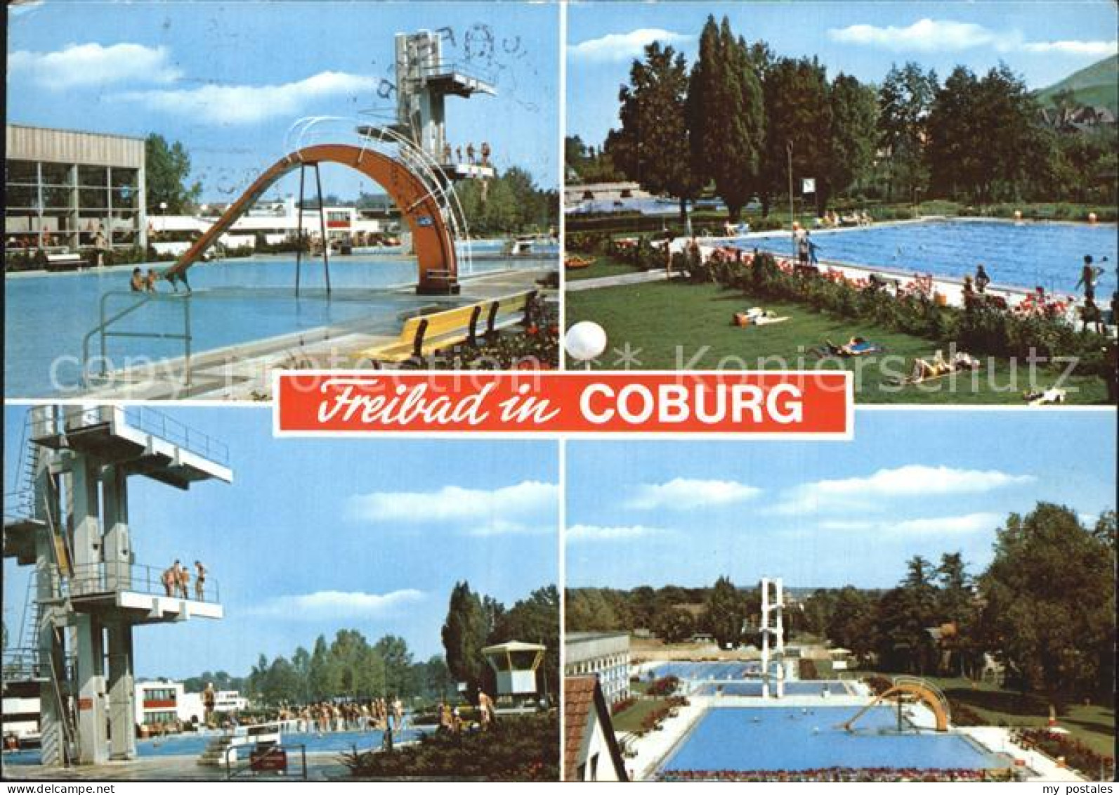 72535246 Coburg Freibad Sprungturm Coburg - Coburg