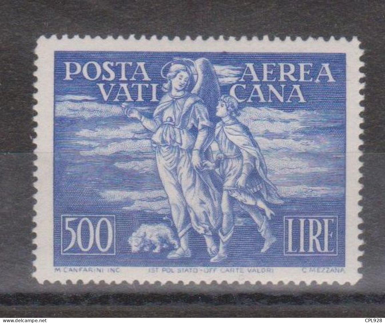 Vatican Poste Aérienne N° PA17 Avec Charnière - Airmail