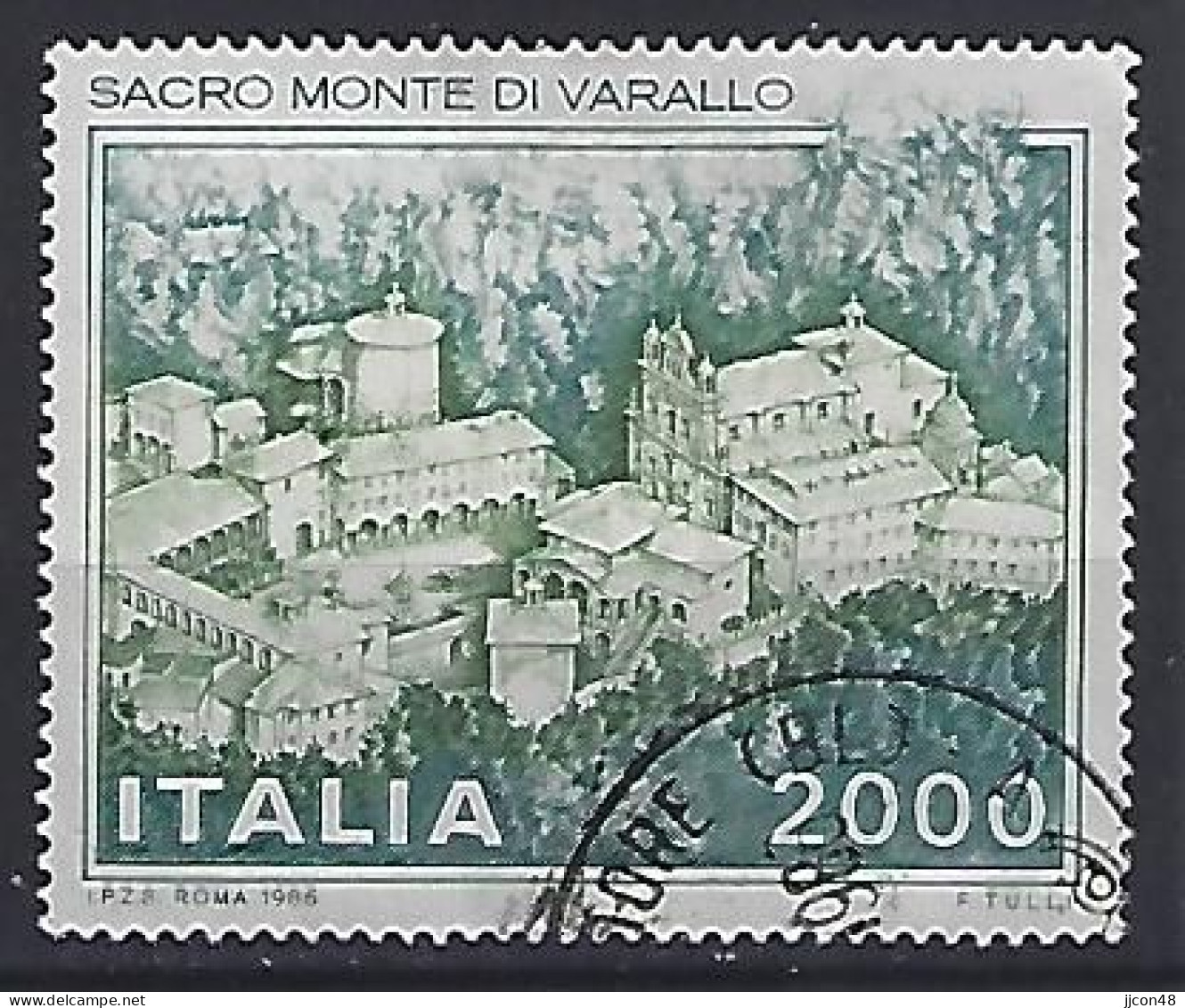 Italy 1986  "Heiliger Berg Von Varallo"  (o) Mi.1978 - 1981-90: Oblitérés