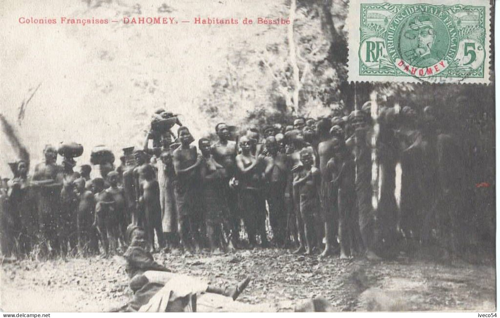 1908  Dahomey / Bénin  Cotonou  -  Habitants  De Bessibé   - ( Pour Charleville ) - Dahomey