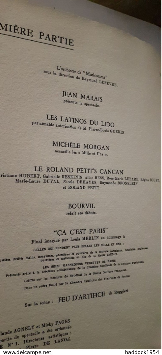 La Nuit Des Mille Et Une LOUIS PAUWELS Marie-france Magazine 1959 - Cinéma/Télévision