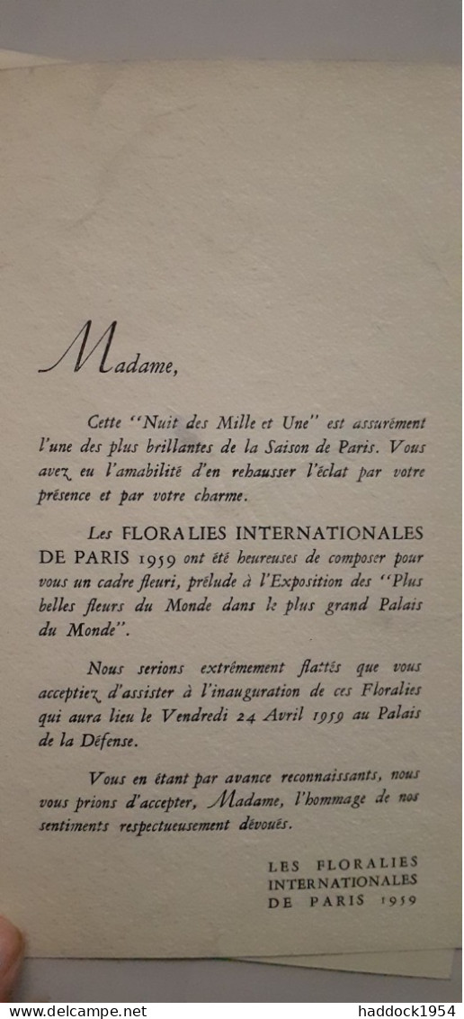 La nuit des mille et une LOUIS PAUWELS marie-france magazine 1959