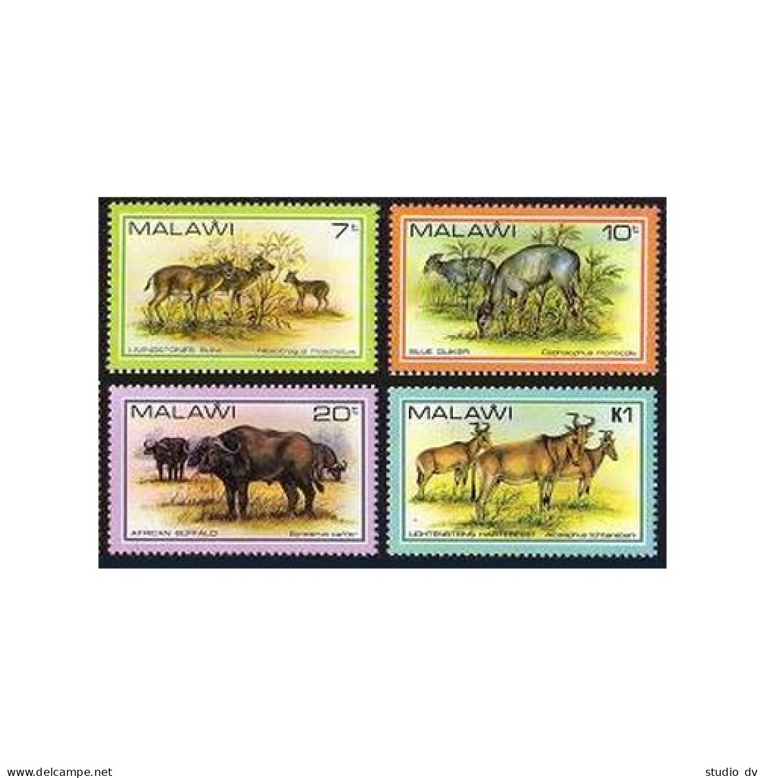 Malawi 378-381,MNH.Michel 356-359. Suni,Blue Dukers,Buffalo,Hartebeests.1981. - Malawi (1964-...)