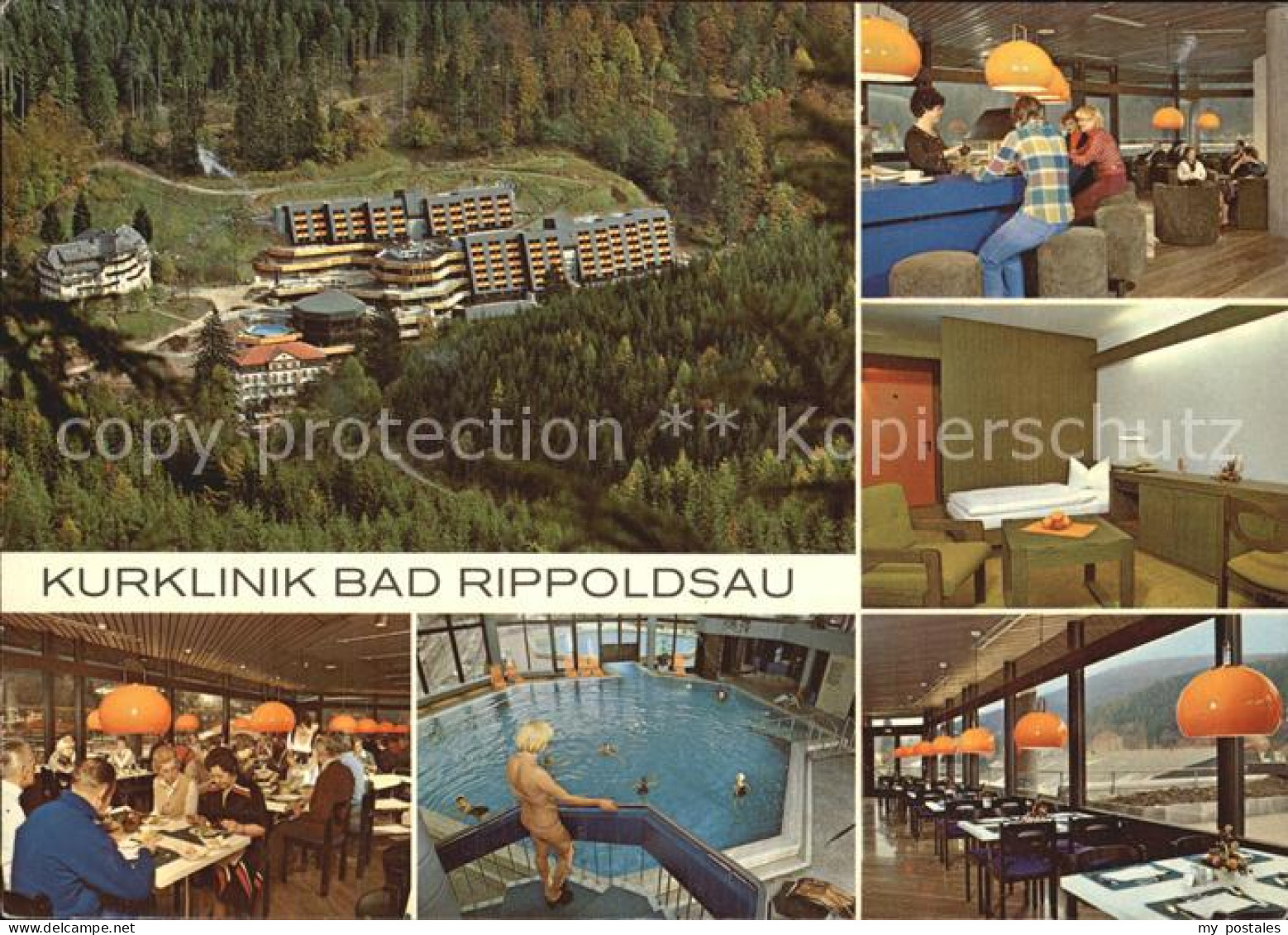 72534475 Bad Rippoldsau-Schapbach Fliegeraufnahme Kurklinik Hallenbad Gaststaett - Other & Unclassified