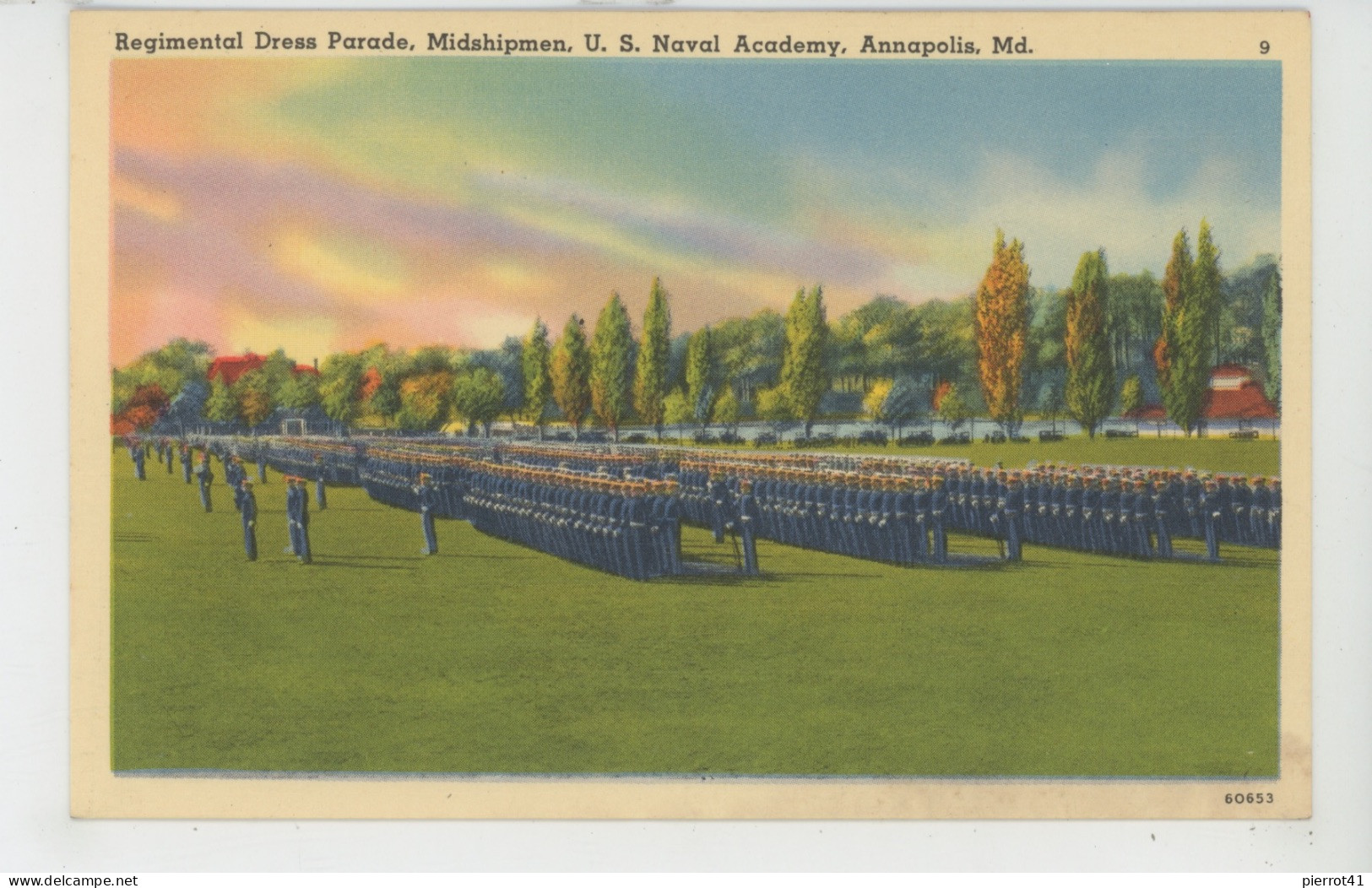 U.S.A. - MARYLAND - ANNAPOLIS - Regimental Dress Parade , Midshipmen U.S. Naval Academy - Annapolis