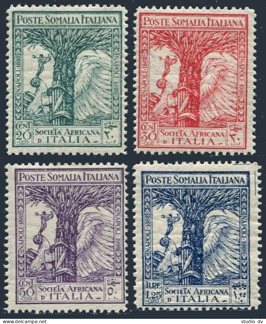 Somalia B21-B24,lightly Hinged.Michel 116-119. Societa Africana D'Italia,1928. - Mali (1959-...)