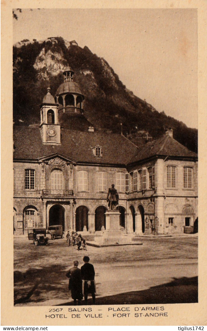 Salins Place D'Armes Hôtel De Ville Fort St André - Autres & Non Classés