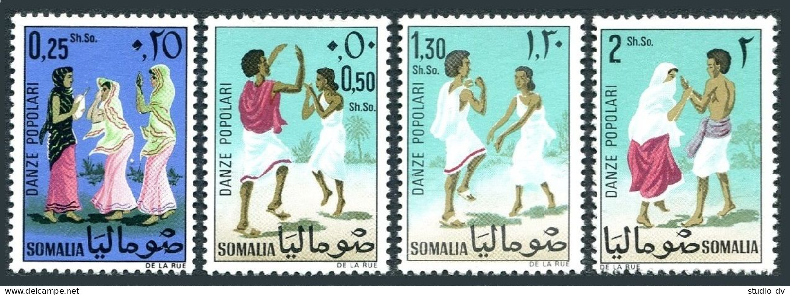 Somalia 306-309, MNH. Michel 103-106. Folk Dances, 1967. - Mali (1959-...)