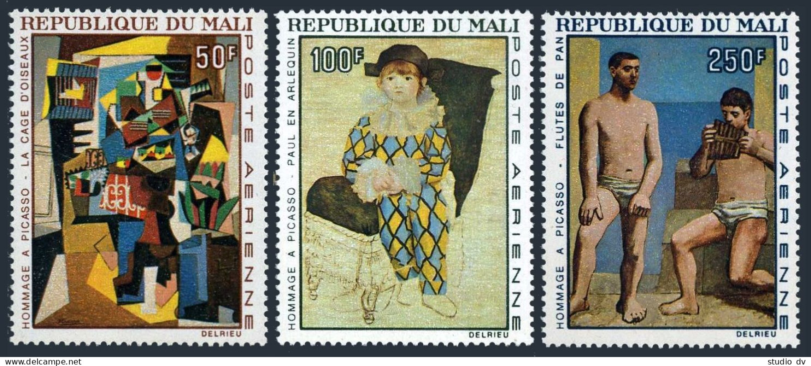 Mali C46-C48, MNH. Michel 146-148. Paintings By Picasso, 1967. - Mali (1959-...)