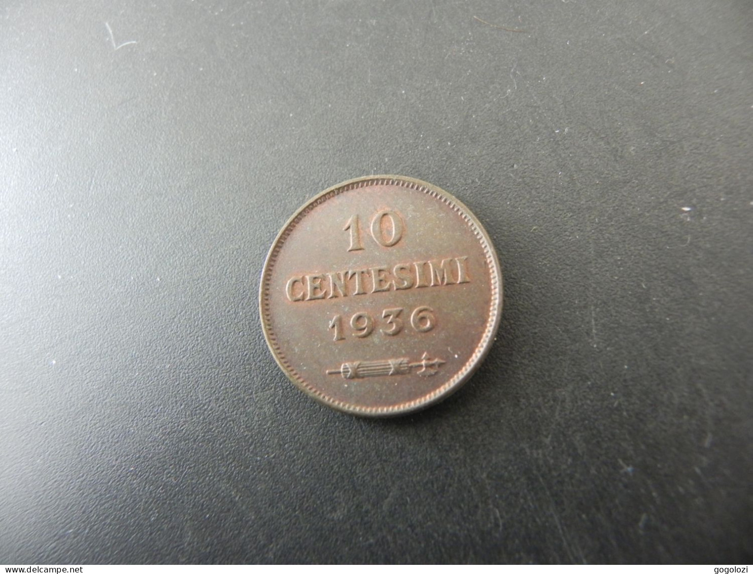 San Marino 10 Centesimi 1936 - Saint-Marin