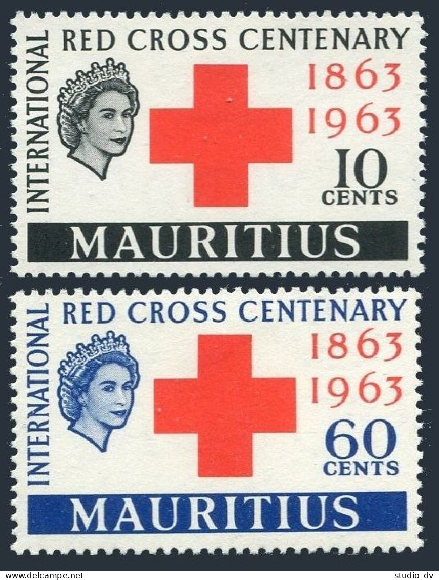 Mauritius 271-272, MNH. Michel 263-264. Red Cross Centenary, 1963. - Maurice (1968-...)