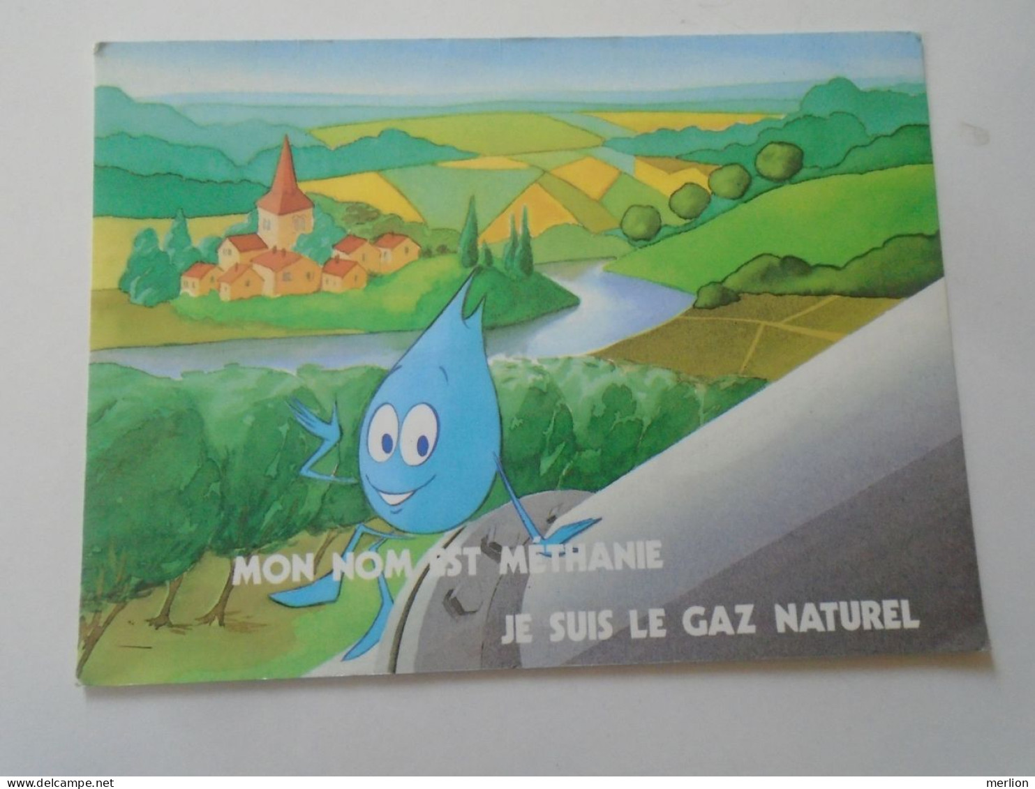 D203209   CPM -  Écologie Santé Bio Méthanie Methane Je Suis Le Gaz Naturel  - Dessin Sarah Lichaa 1991 - Advertising