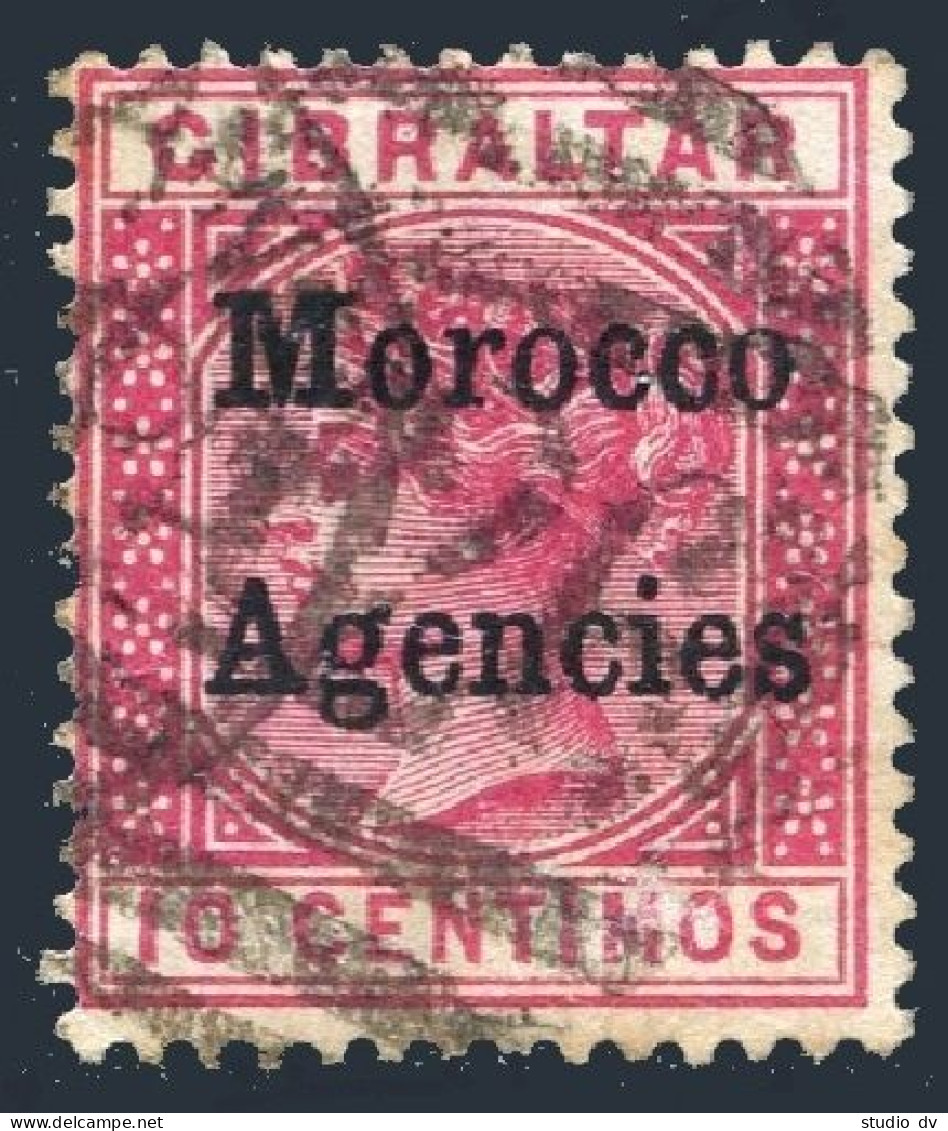 Great Britain Offices In Morocco 2, Used. Queen Victoria, 1898. - Morocco (1956-...)