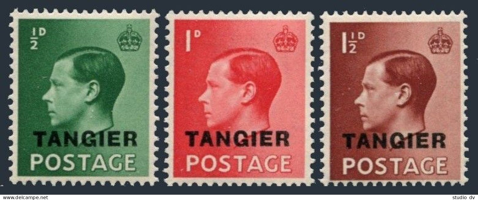 GB Offices In Morocco 511-513, MNH. King Edward VII Surcharged, 1936. - Marokko (1956-...)