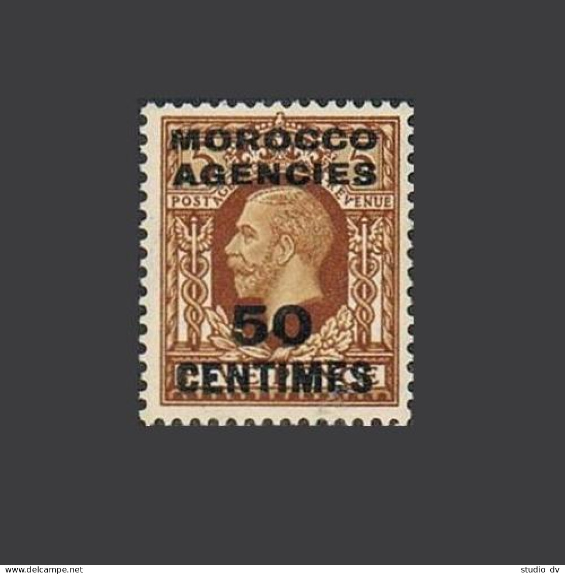 Great Britain Offices In Morocco 407 French Currency, MNH. 1923. King George V. - Morocco (1956-...)