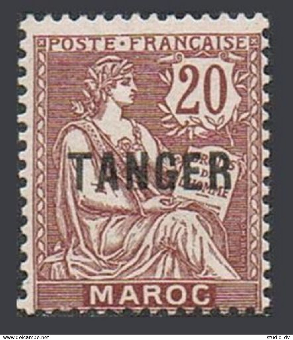 Fr Morocco 80,lightly Hinged.Michel 7. Tanger,1918.Rights Of Man. - Morocco (1956-...)