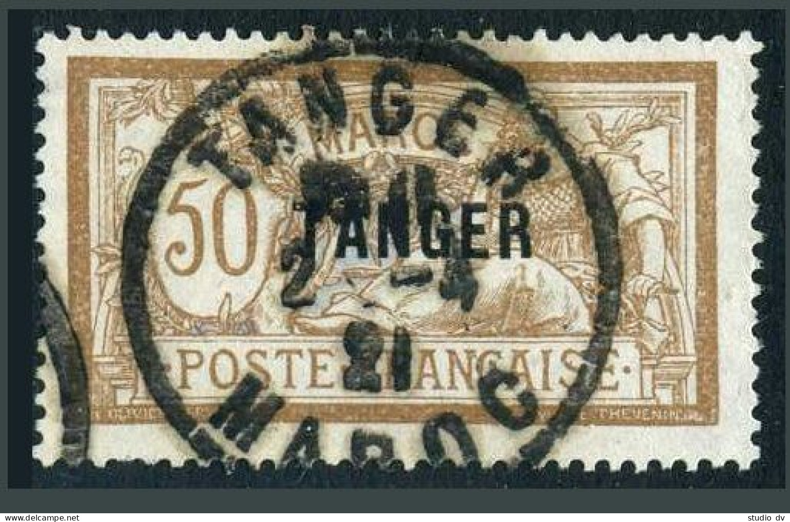 Fr Morocco 85,used.Michel French Tanger 11. Liberty And Peace,1918. - Marokko (1956-...)