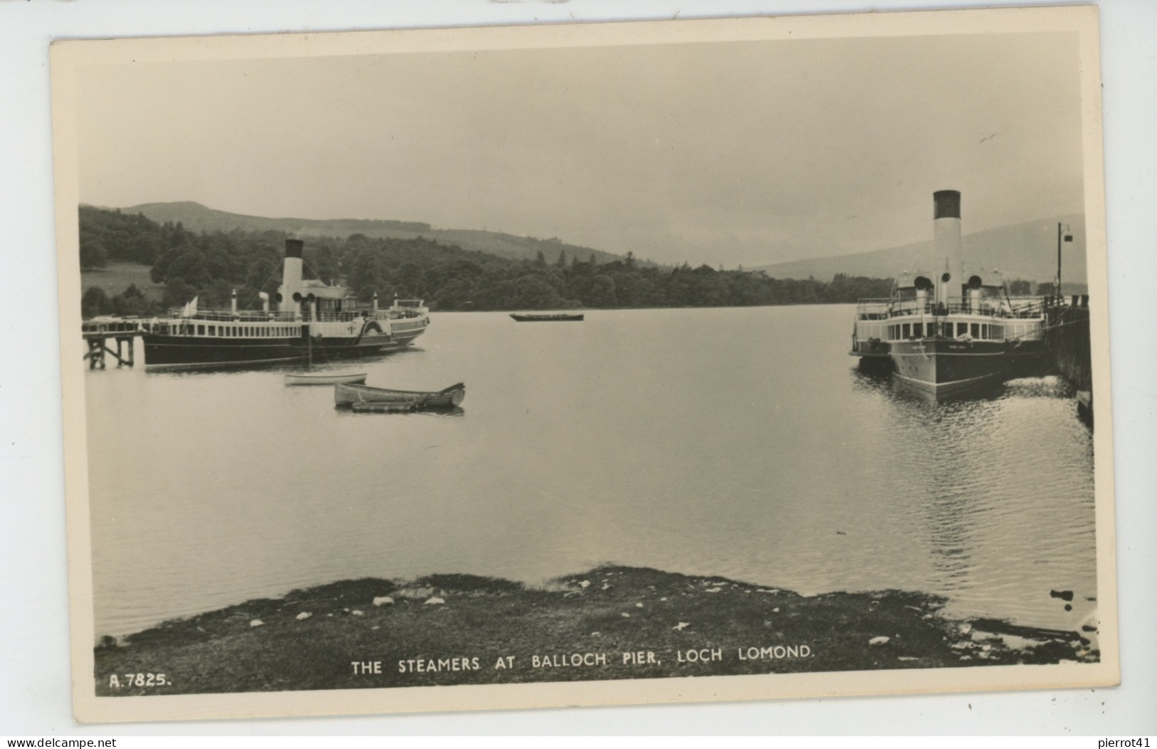 ROYAUME UNI - SCOTLAND - DUNBARTONSHIRE - The Steamers At Balloch Pier , LOCH LOMOND - Dunbartonshire