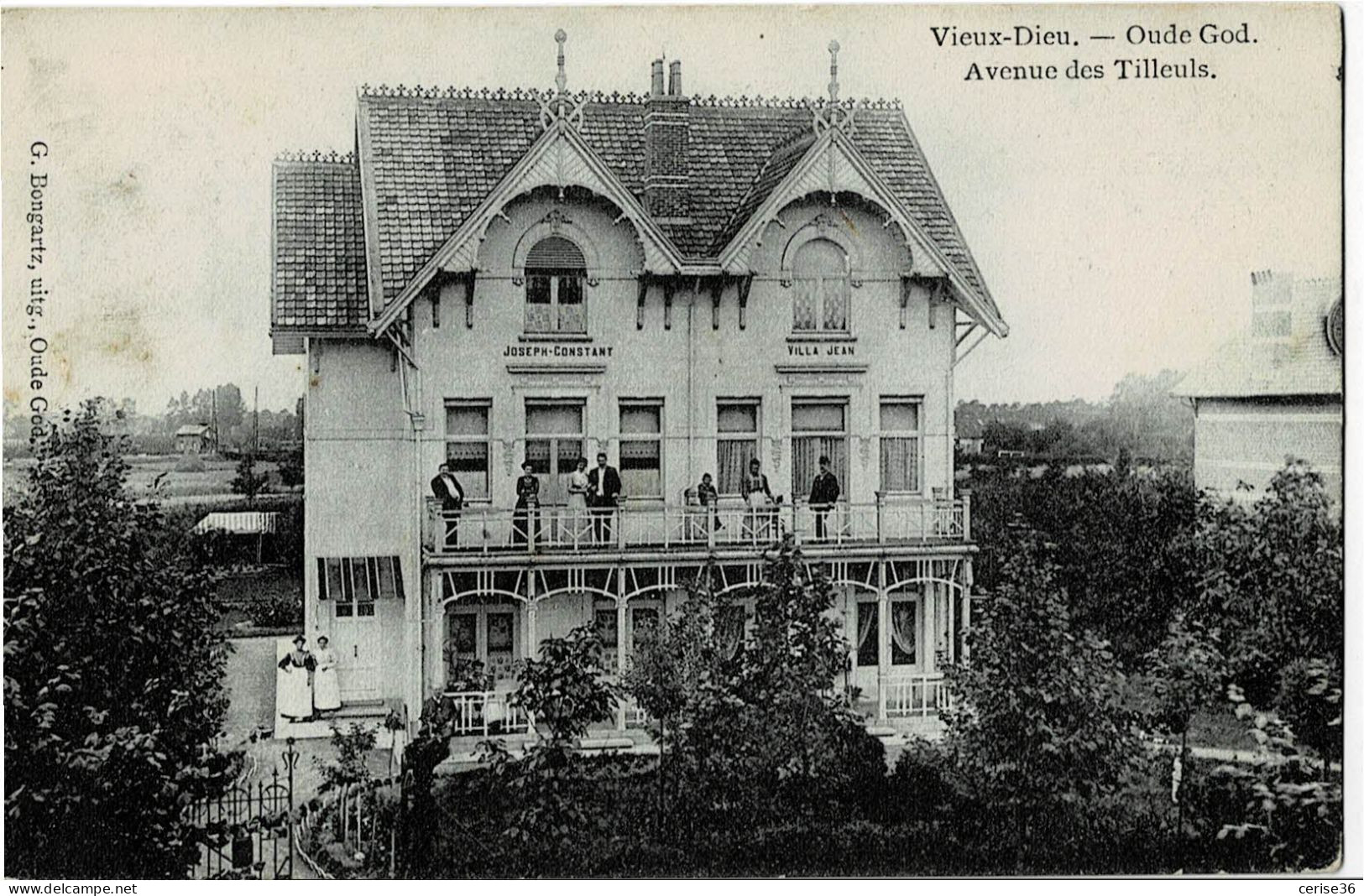 Oude God Avenue Des Tilleuls  Circulée En 1909 - Mortsel