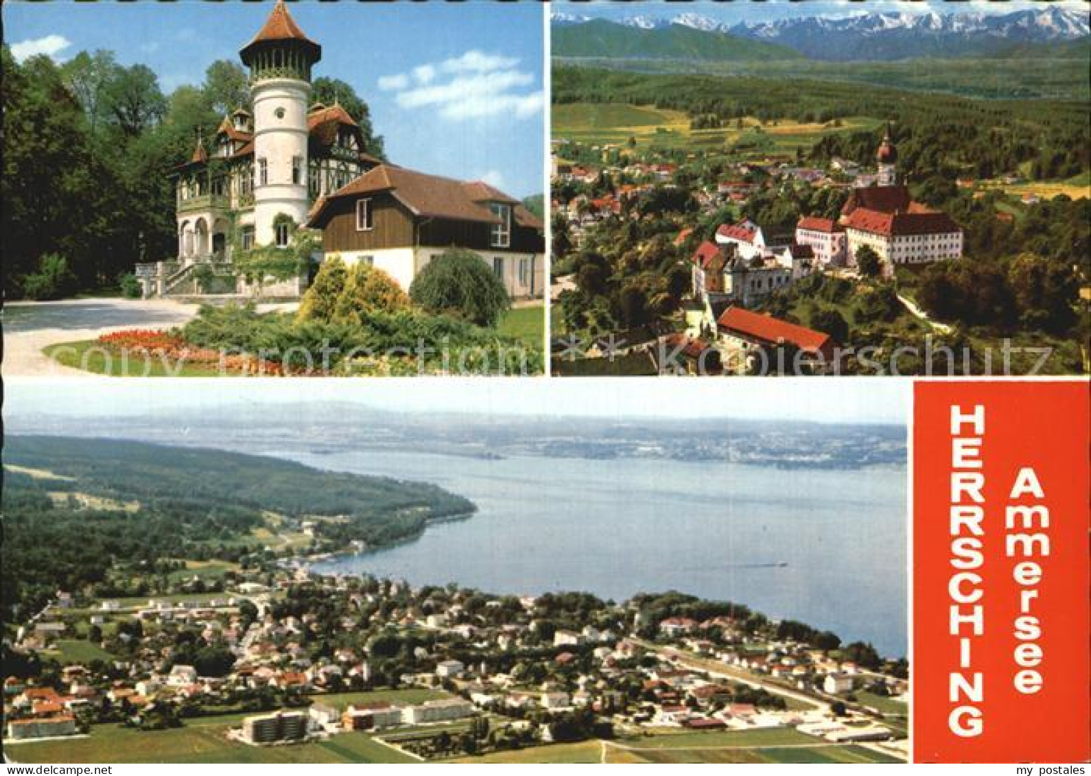 72533945 Herrsching Ammersee Schloss Hotel Teilansicht Fliegeraufnahme Herrschin - Herrsching