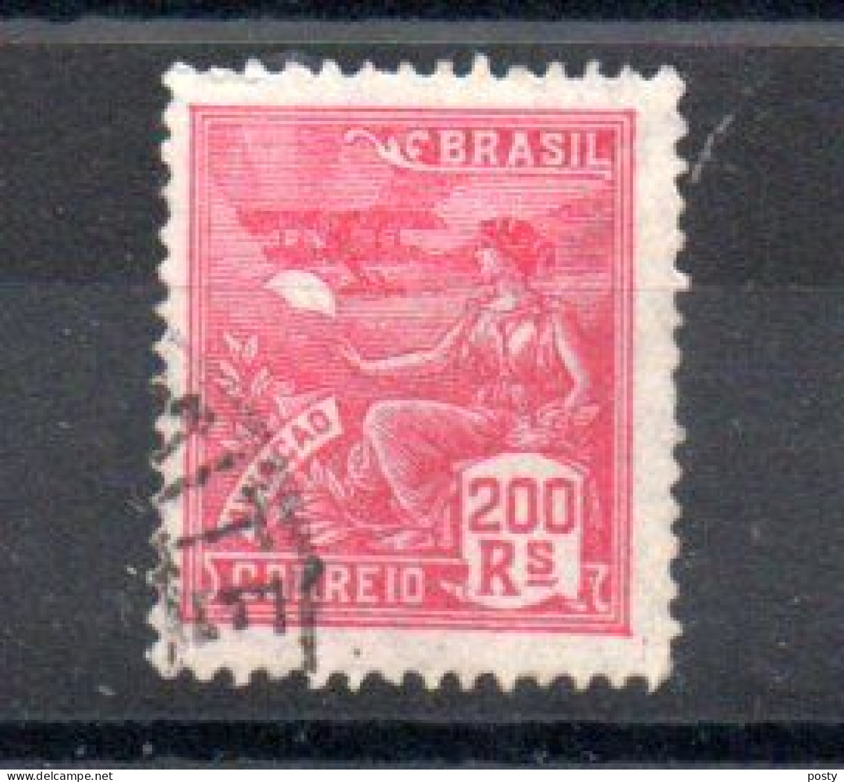 BRESIL - BRAZIL - 1920 - AVIATION - 200 Rs - Oblitéré - Used - - Oblitérés