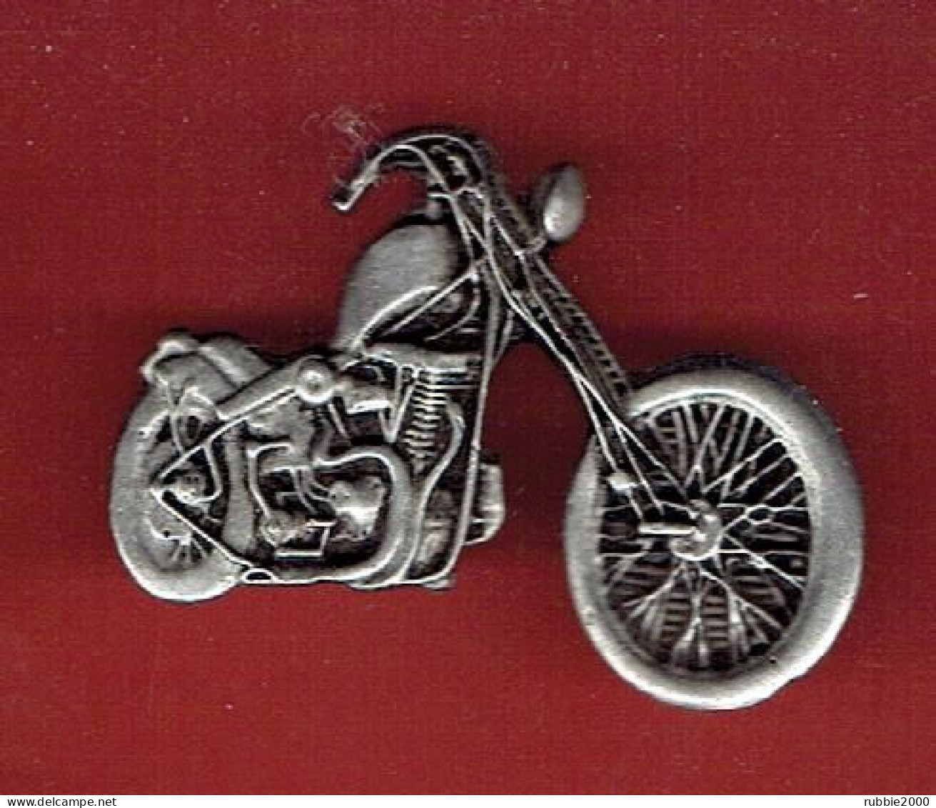 INSIGNE PIN S EN ETAIN N° 969 MOTO CHOPPER - Motos