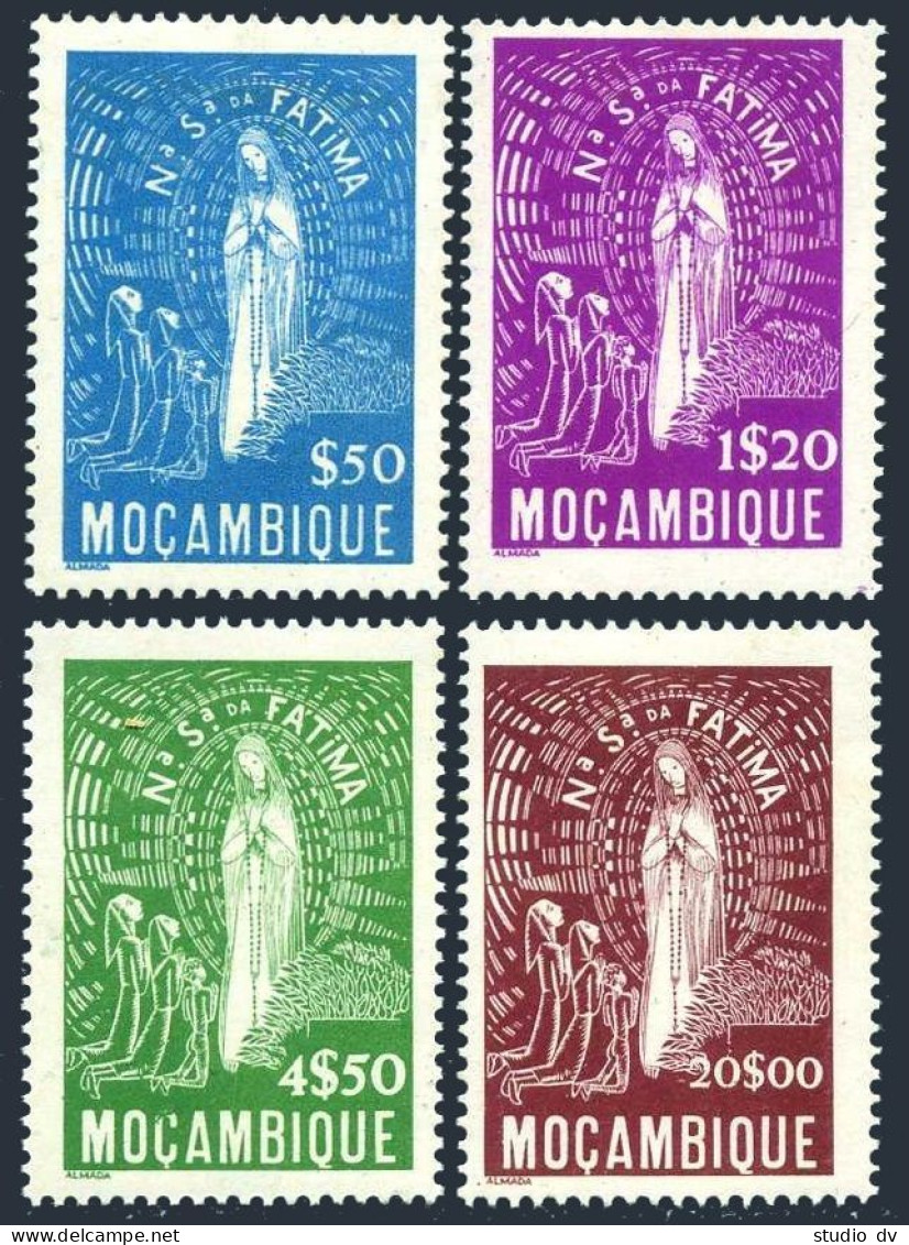 Mozambique 325-328, MNH With Small Damage O Gum.Mi 373-376. Lady Of Fatima,1948. - Mozambique