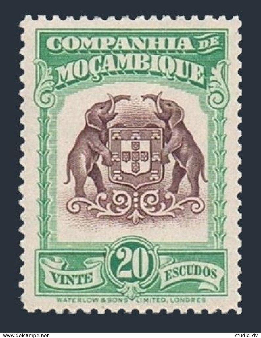 Mozambique Company 193, MNH. Michel 219. Company Arms, Elephants, 1937. - Mozambique