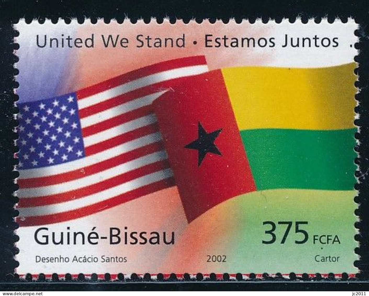 Guiné-Bissau - 2002 - Commemorating The Victims Of Terrorist Attacks, 11th, September- MNH - Guinée-Bissau