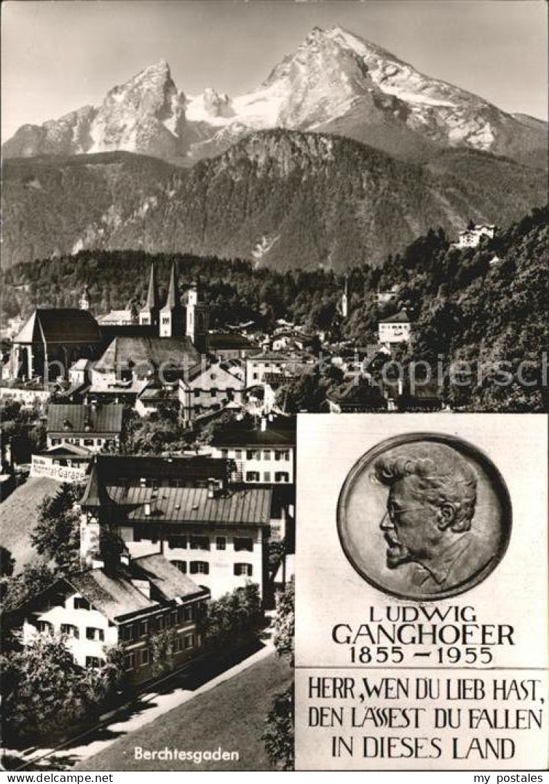 72533719 Berchtesgaden Ortsansicht Mit Kirche Alpenblick Zum 100. Geburtstag Lud - Berchtesgaden