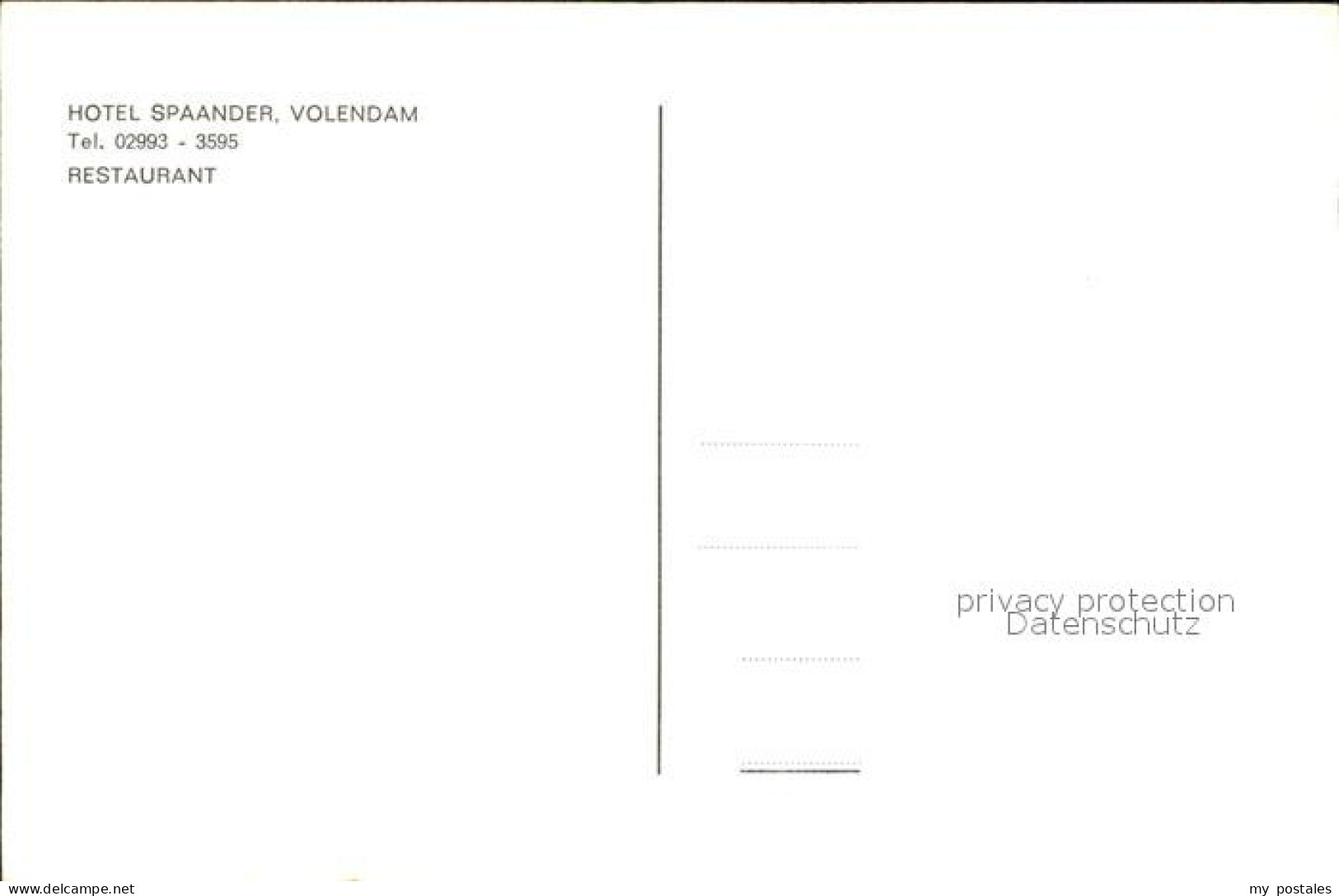 72533699 Volendam Hotel Spaander Restaurant Volendam - Other & Unclassified