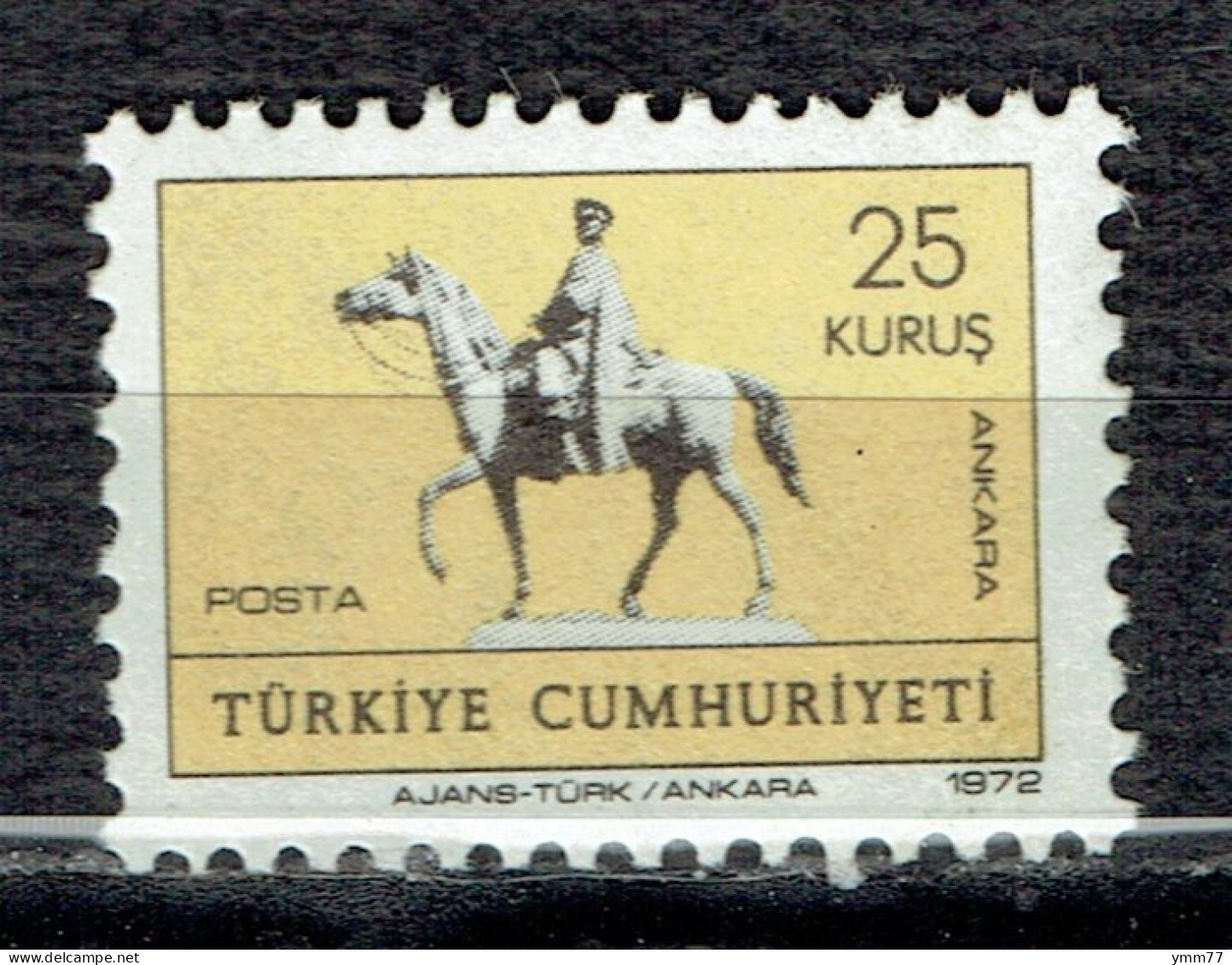 Statue équestre D'Atatürk - Unused Stamps