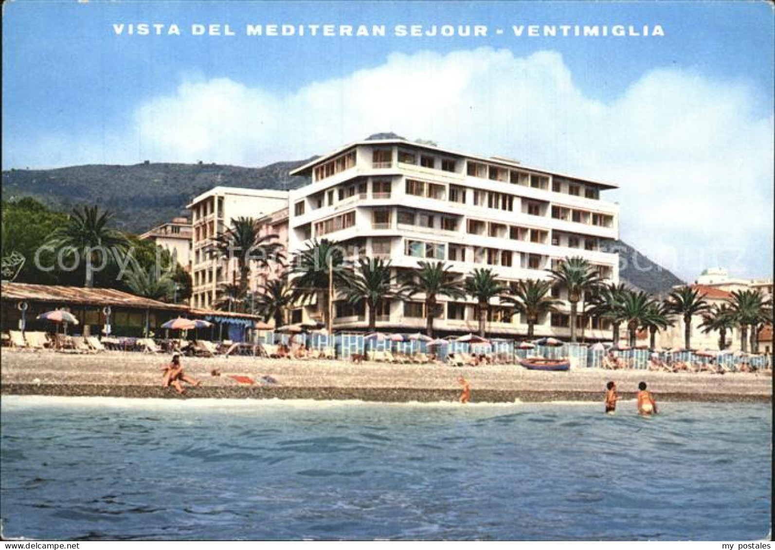72533648 Ventimiglia Liguria Vista Del Mediteran Sejour Passeggiata Mare Strandp - Other & Unclassified
