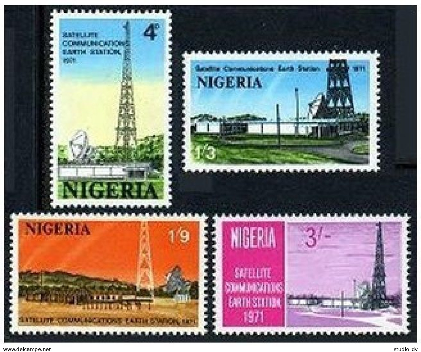 Nigeria 273-276, MNH. Michel 255-258. Satellite Earth Station, Lanlate, 1971. - Nigeria (1961-...)