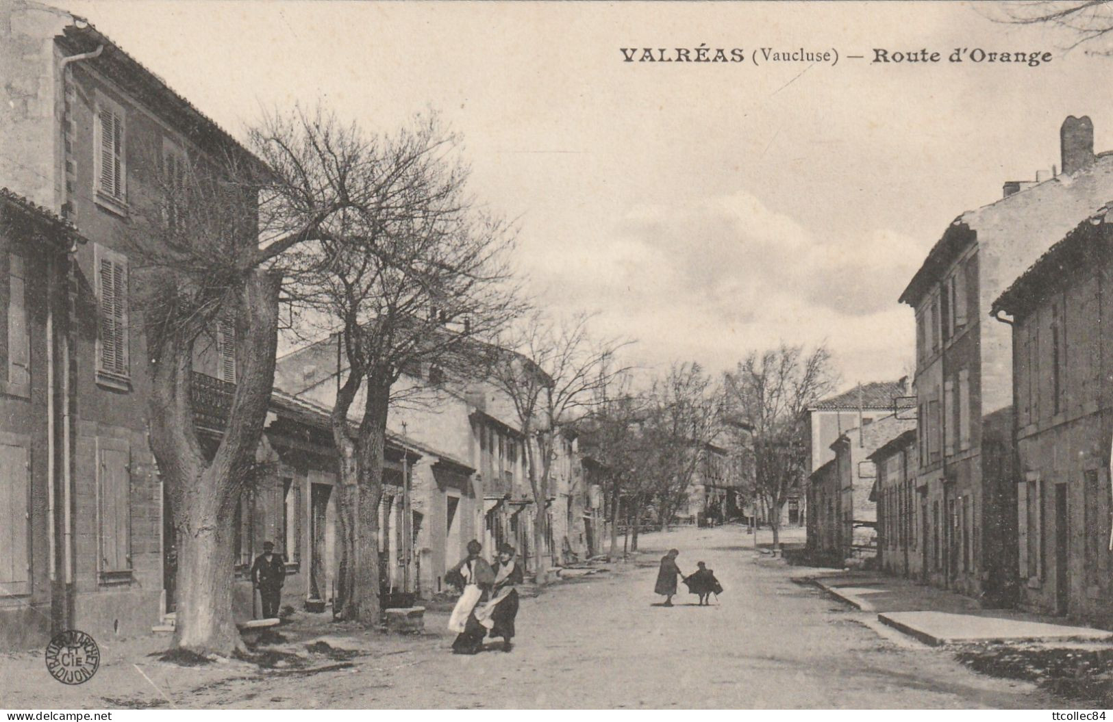 CPA-84-VALREAS-Route D'Orange - Valreas