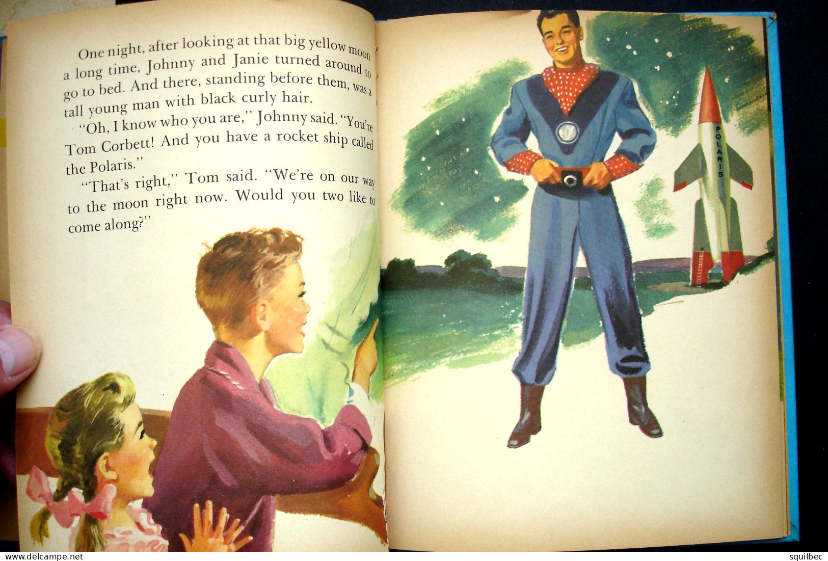 Tom Corbett: A Trip To The Moon Marcia Martin Edité Par Wonder Books, New York, 1953 - Science Fiction - Livre D'enfant - Other Publishers
